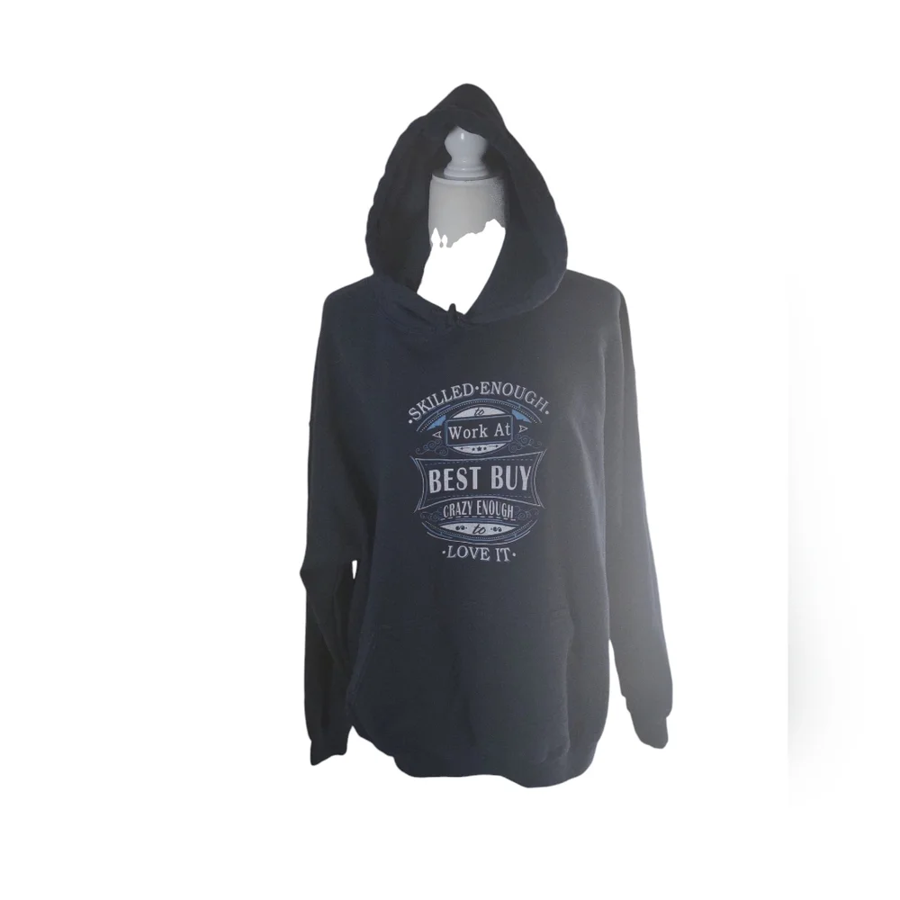 Best‎ Buy sweatshirt unisex XL Navy Blue workwear